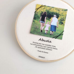 BASTIDOR ABUELA CASTELLANO DETALLE DEL TEXTO