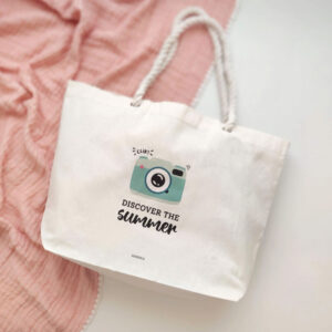 BOLSO PLAYA DISCOVER SUMMER SOBRE PAREO