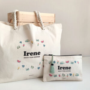 PACK PLAYA SUMMER PERSONALIZADO Y NECESER SUMMER PERSONALIZADO